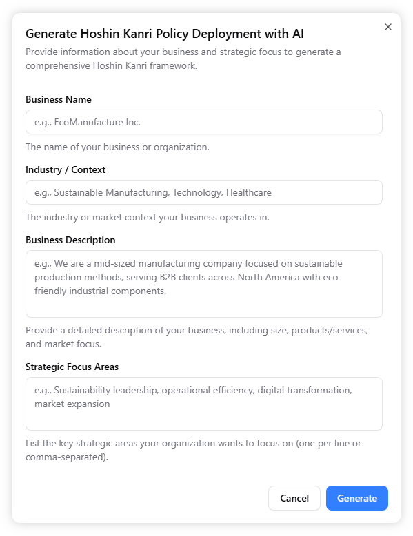 Generate-Hoshin-Kanri-Policy-Deployment-with-AI