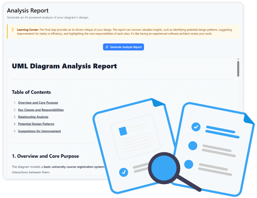 AI-Assisted UML Class Diagram Generator