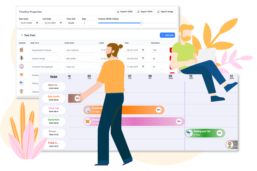 Gantt Chart Builder