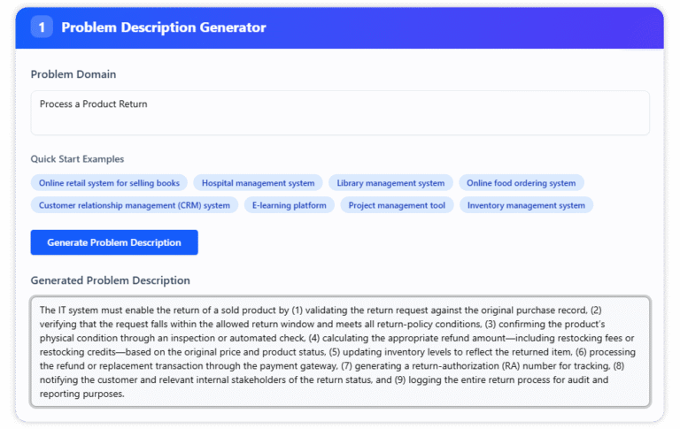 Use Case Scenario Example: Analyzing a Product Return Process - Visual ...