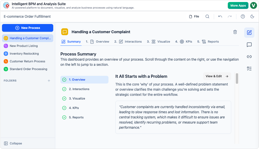 Intelligent BPM and Analysis Suite