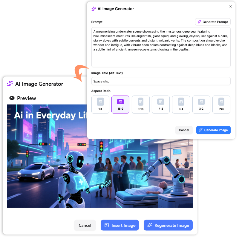 Markdown Presentation Maker AI Image Generation