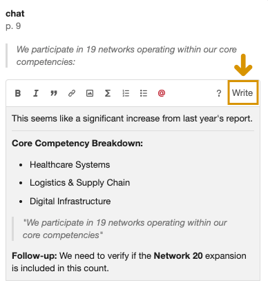 Continue Writing Your Annotation