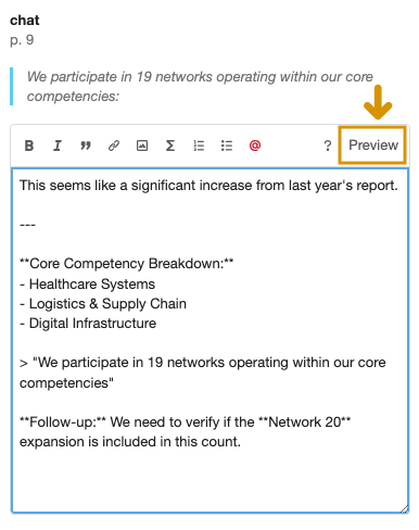 Previewing Your Annotation