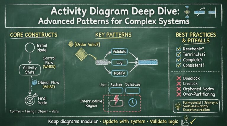 Activity Diagram Deep Drive: Advanced Patterns for Systems