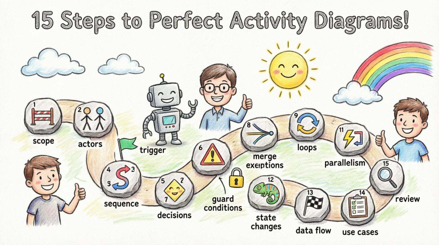 Activity Diagram Checklist: 15 Steps for Flawless Requirements 📋
