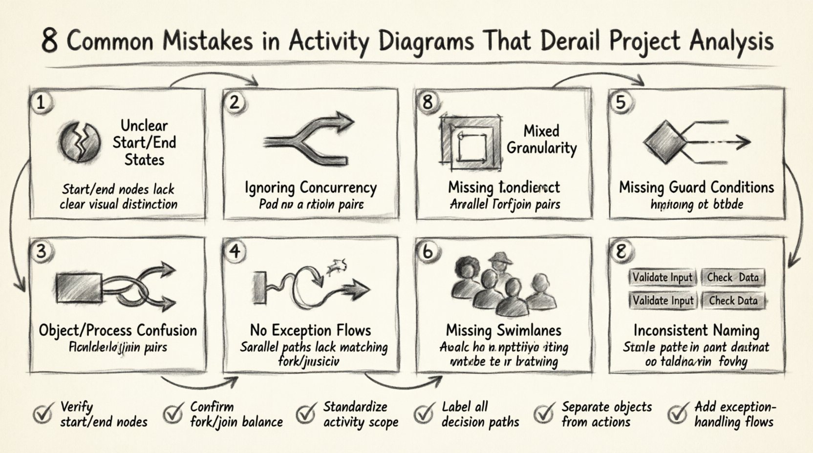 Common Mistakes in Activity Diagrams That Derail Your Project Analysis