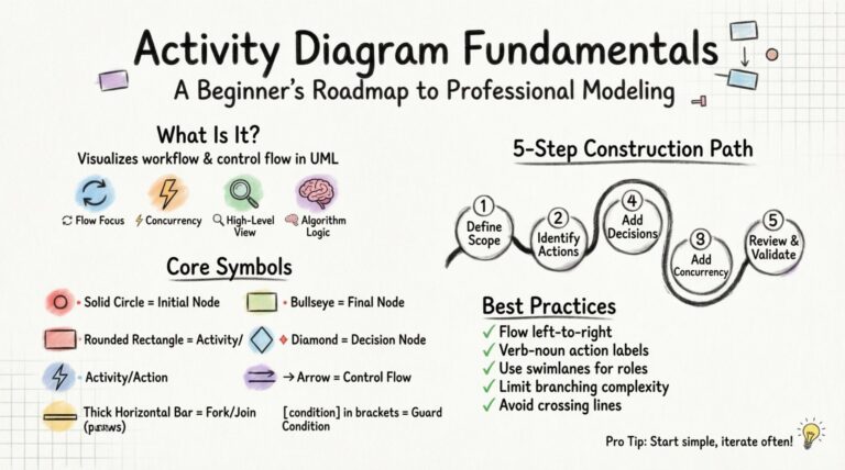 Activity Diagram Fundamentals: Beginner's Guide 🛤️