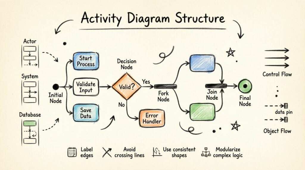 Visualizing Logic: Activity Diagram Structure Guide