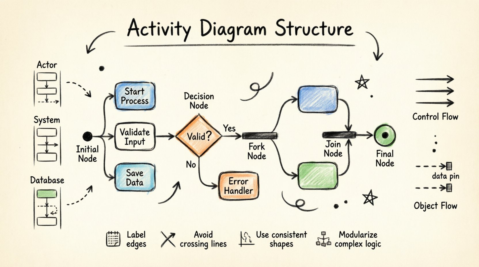 Visualizing Logic: A Comprehensive Walkthrough of Activity Diagram Structure