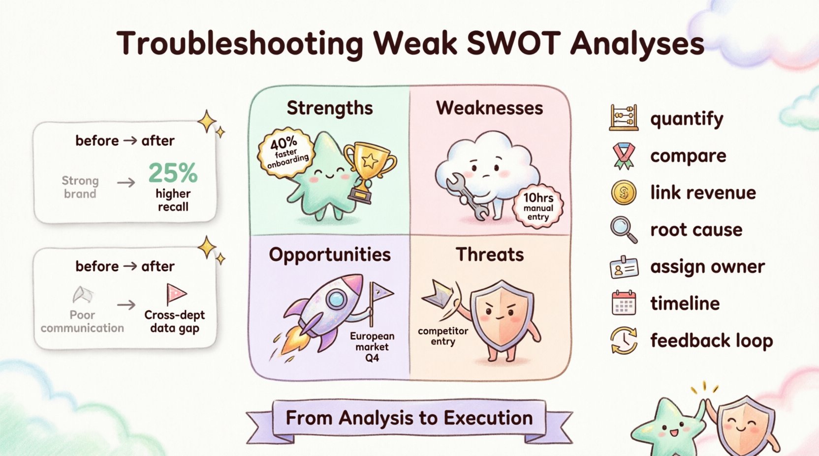Troubleshooting Weak SWOT Analyses: How to Turn Vague Points into Concrete Business Goals