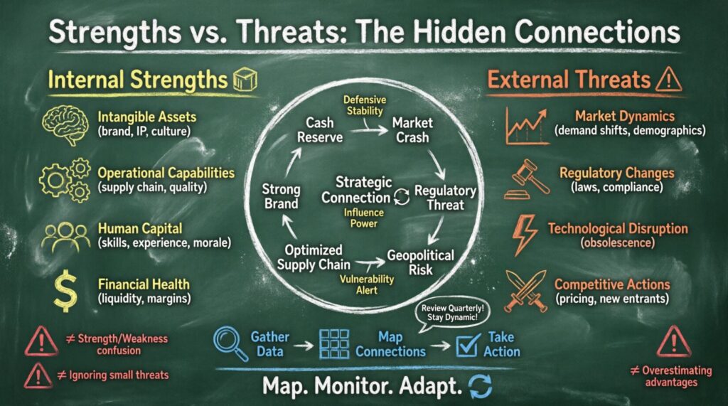 SWOT Analysis: Linking Internal Strengths & External Threats 🔍