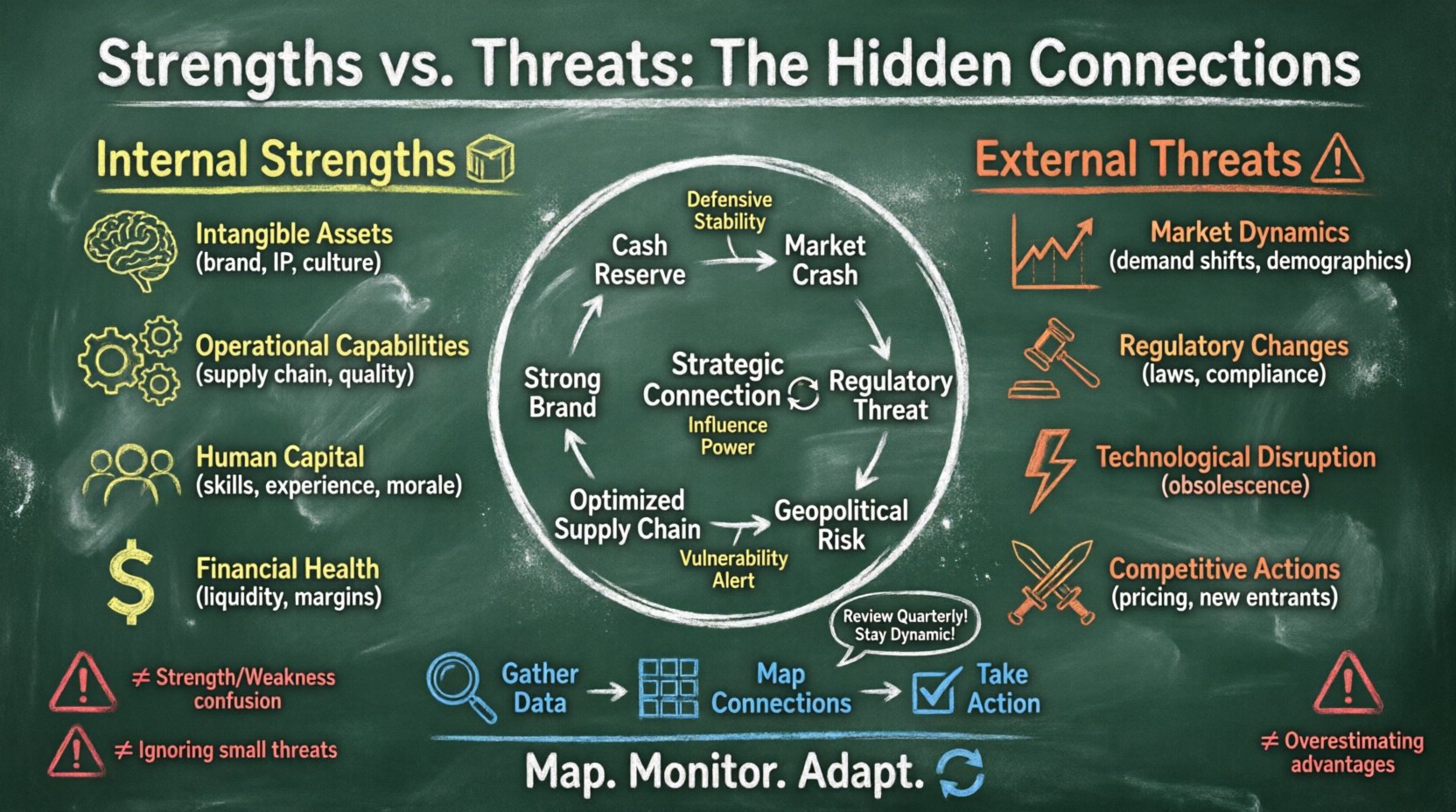Deep Dive: Understanding the Hidden Connections Between Internal Strengths and External Threats