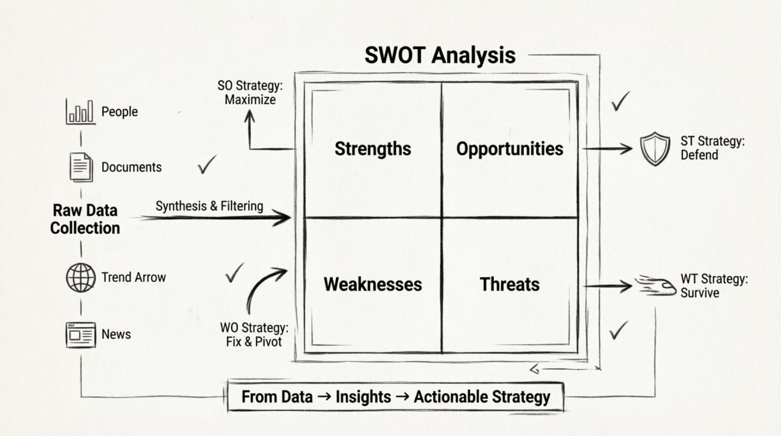 SWOT Analysis Guide: Raw Data to Strategy 📊