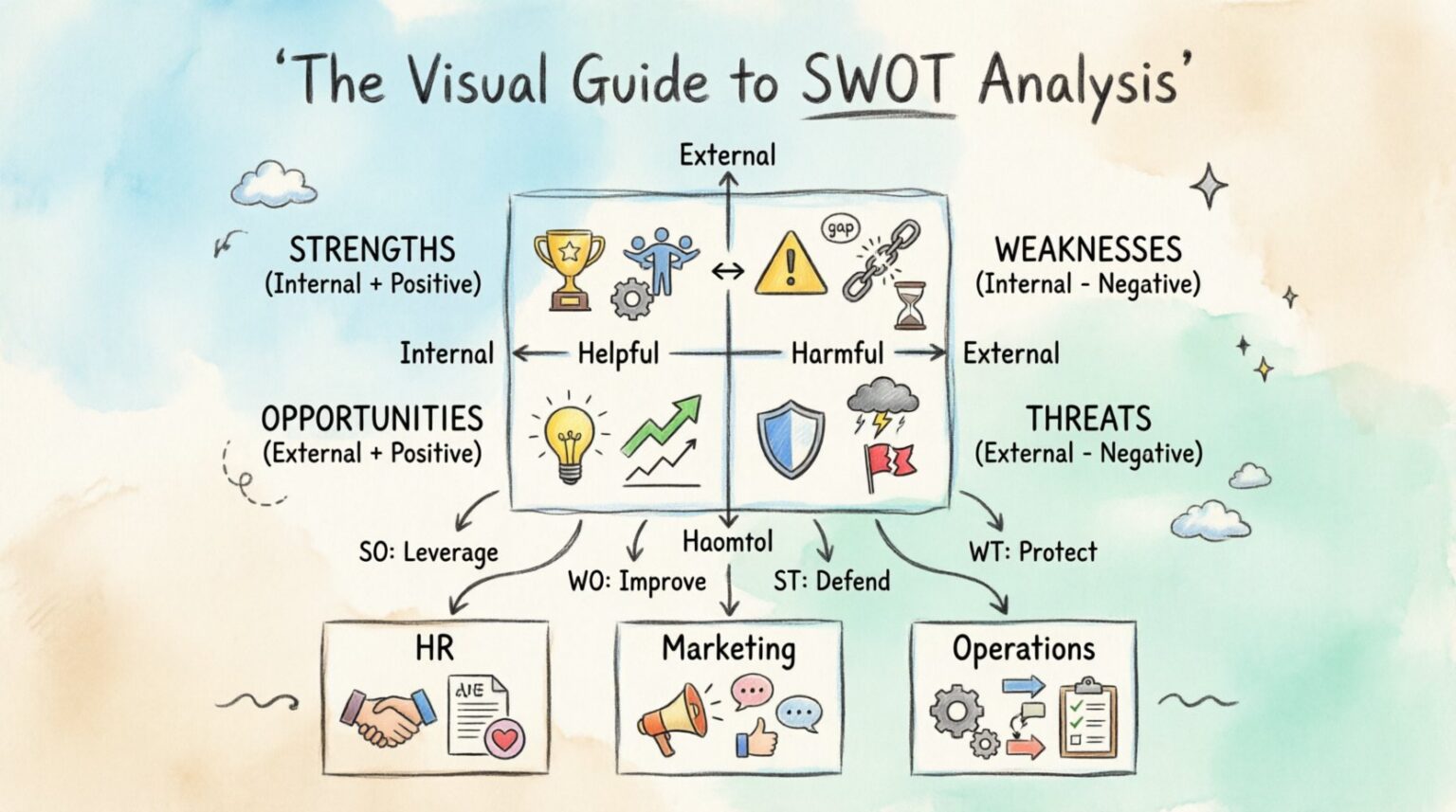 Visual SWOT Analysis Guide: Strategy for Non-Strategy Managers 📊