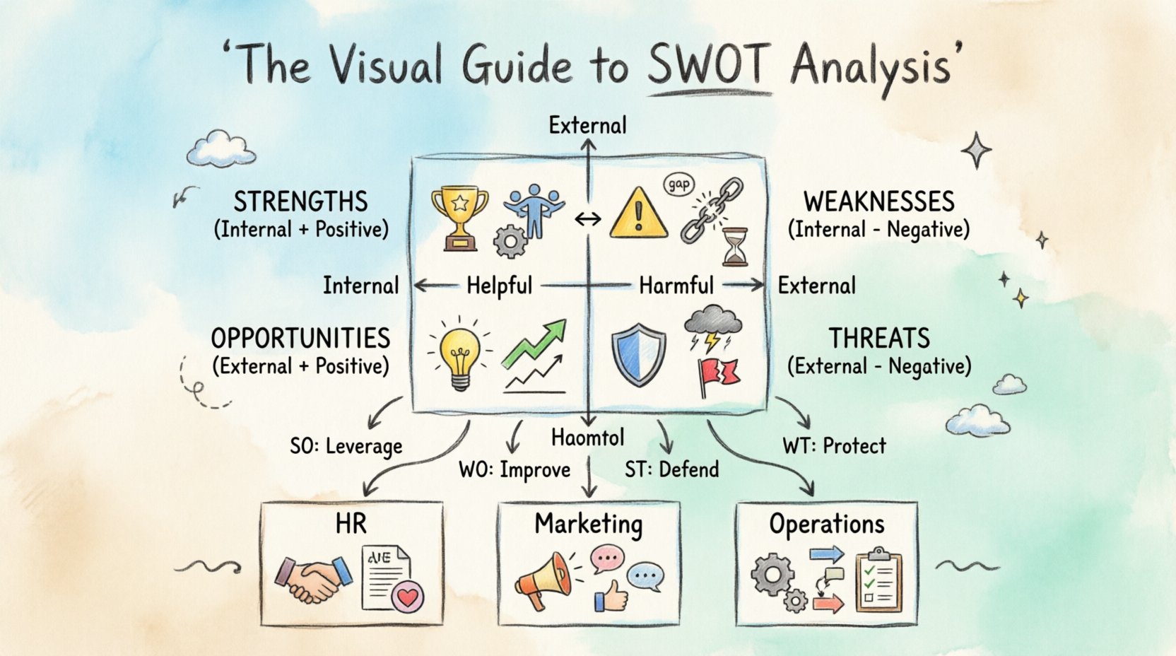 The Visual Guide to SWOT Analysis: How to Map Strategies for Non-Strategy Managers